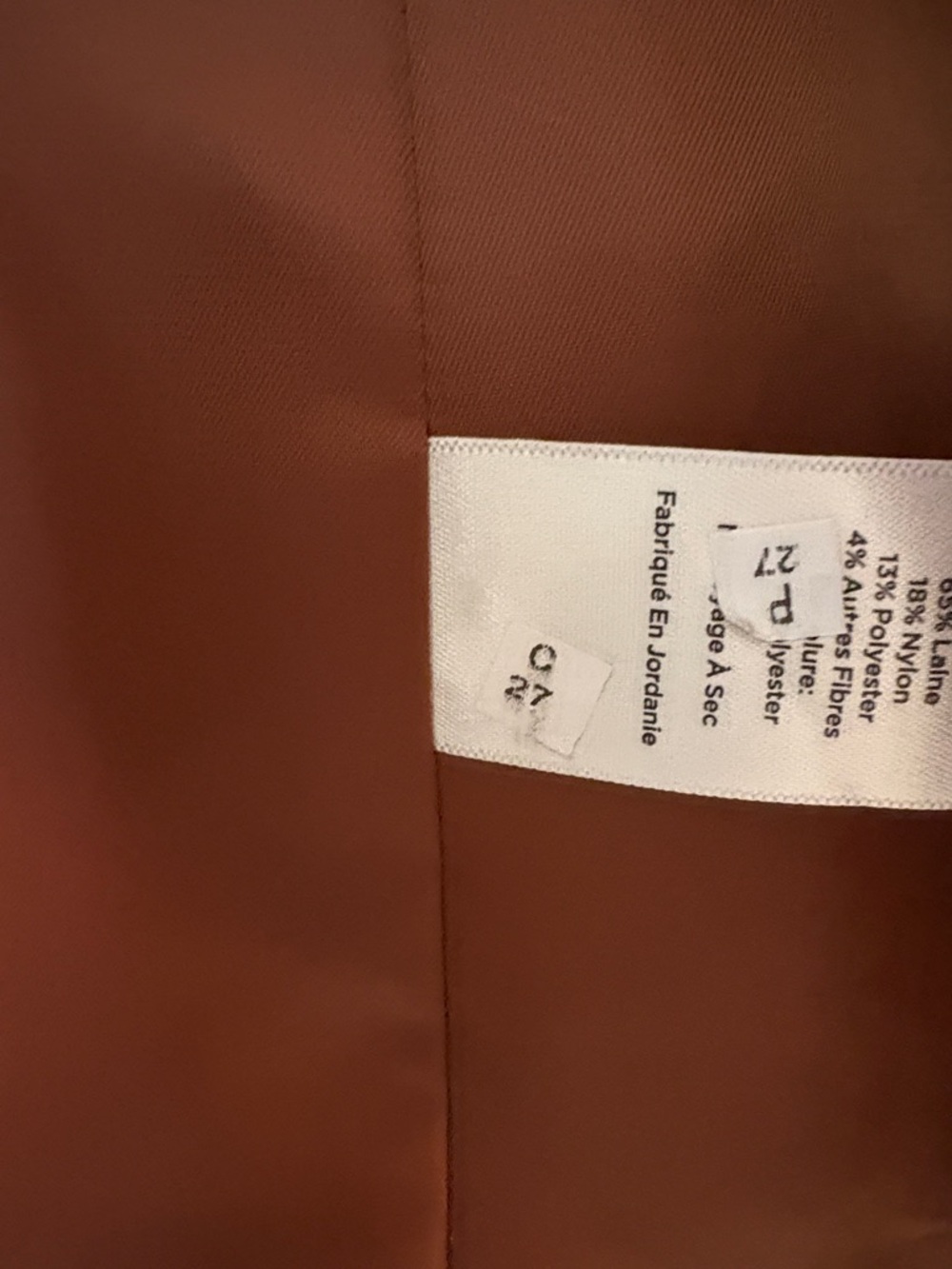 TALBOTS Orange and Olive Plaid Blazer - Picture 4 of 6